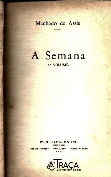 A Semana Vol 3