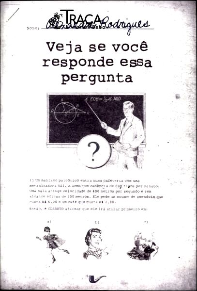 Veja Se Você Responde Essa Pergunta