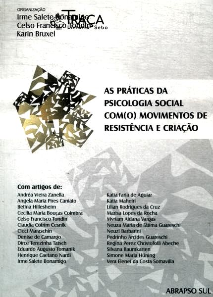 As Práticas Da Psicologia Social Com(o) Resistência E Criação
