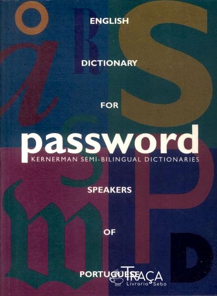 Password: English Dictionary For Speakers Of Portuguese (1995)