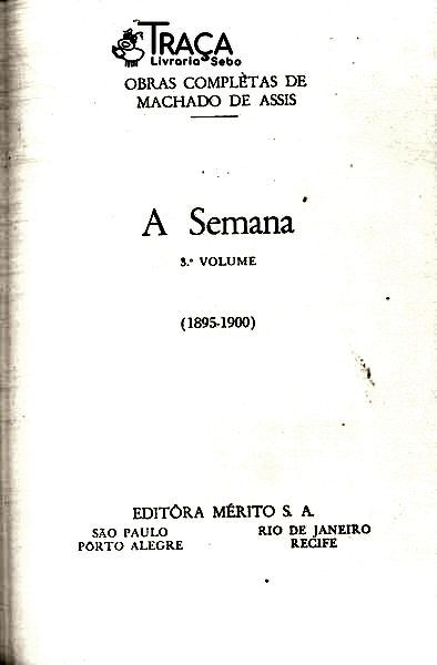 A Semana Vol 3