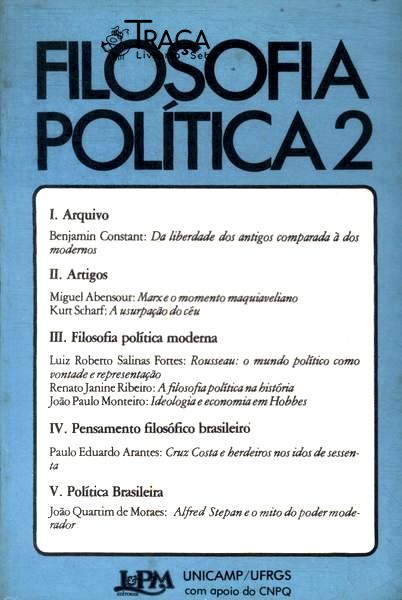 Filosofia E Política Vol 2