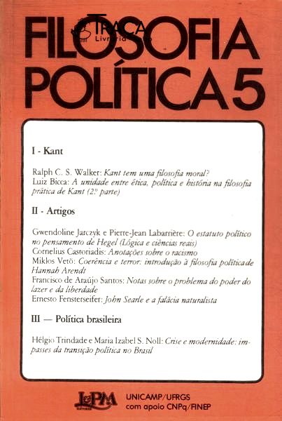 Filosofia Política Vol 5