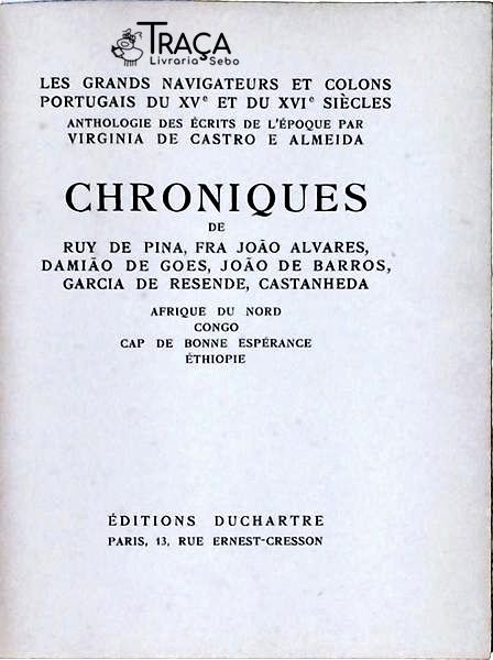 Les Grands Navigateurs Et Colons Portugais Du Xve Et Du Xvie Siècles