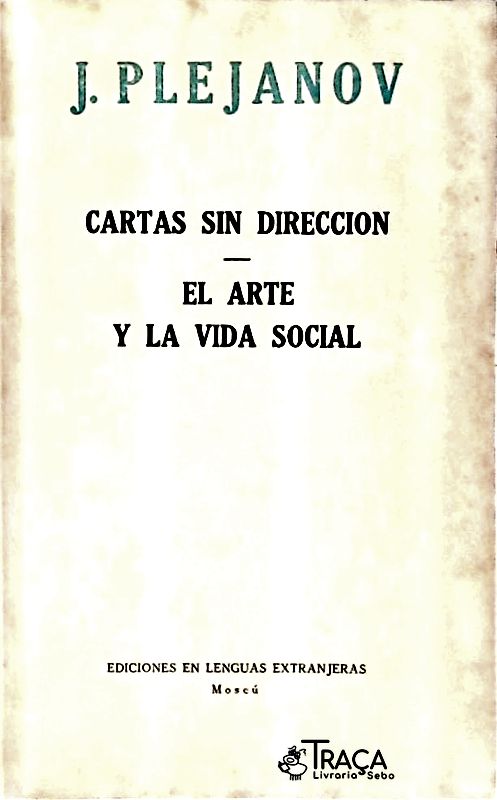 Cartas Sin Direccion - El Arte Y La Vida Social