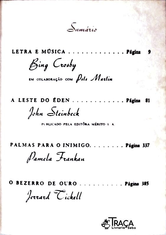 Letra e Música - A leste do Éden - Palmas para o Inimigo - o Bezouro de Ouro