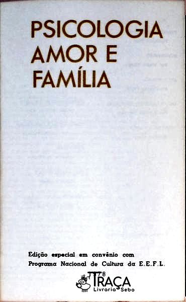 Psicologia Amor E Família