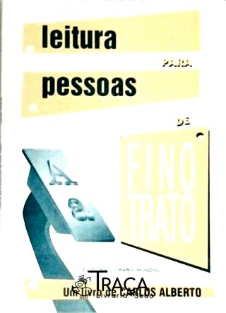 Leitura para Pessoas de Fino Trato