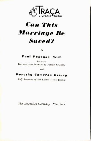 Can This Marriage Be Saved?