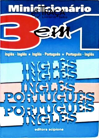 Minidicionário 3 em 1