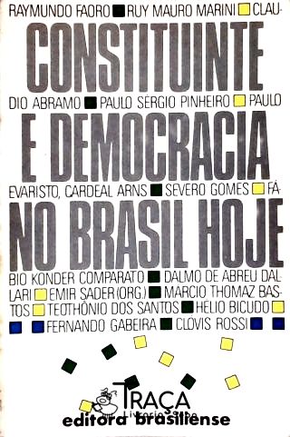 Constituinte e Democracia No Brasil Hoje