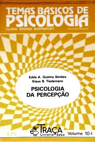 Psicologia da Percepção - Vol. 1