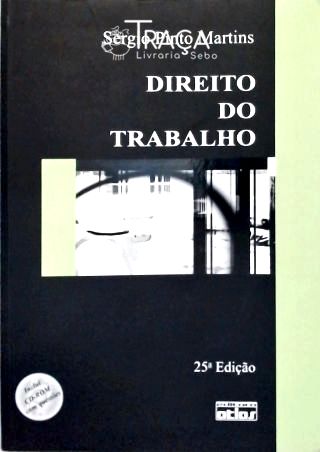 Direito Do Trabalho (Inclui Cd-Rom)