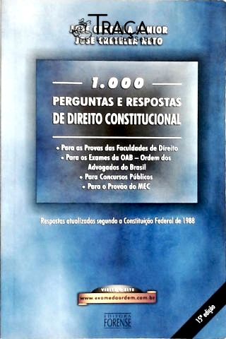 1000 Perguntas e Respostas de Direito Constitucional