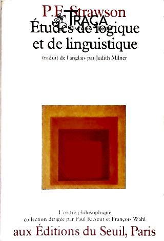 Études de Logique Et de Linguistique