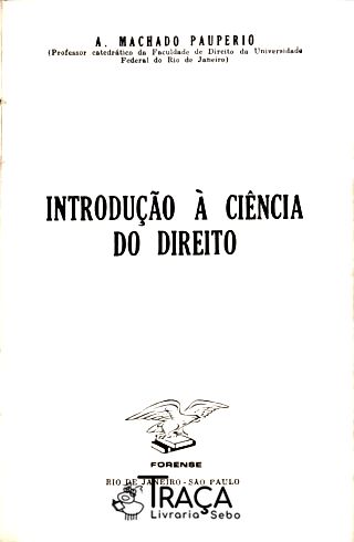Introdução a Ciência do Direito