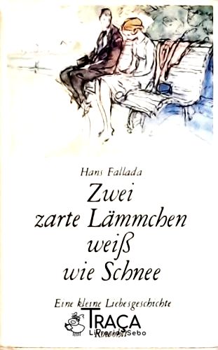 Zwei Zarte Lämmchen Weiss Wie Schnee