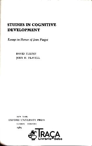 Studies in Cognitive Development