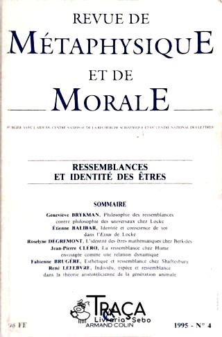 Revue de Métaphysique Et de Morale Nº 4