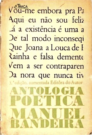 Antologia Poética Manuel Bandeira