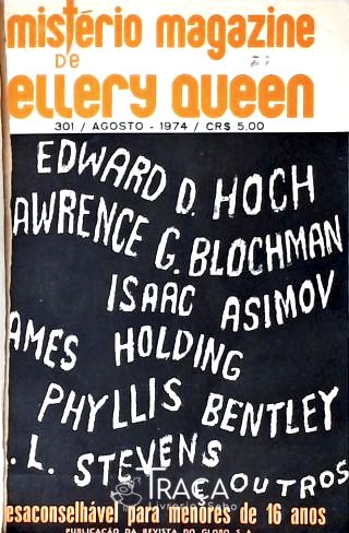 Mistério Magazine de Ellery Queen Nºs 301 302 e 303