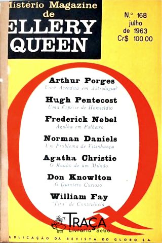 Mistério Magazine de Ellery Queen Nºs 168, 169 e 170