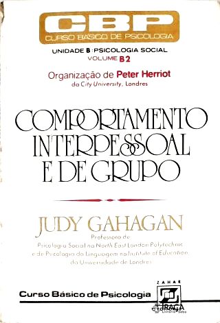 Comportamento Interpessoal e de Grupo