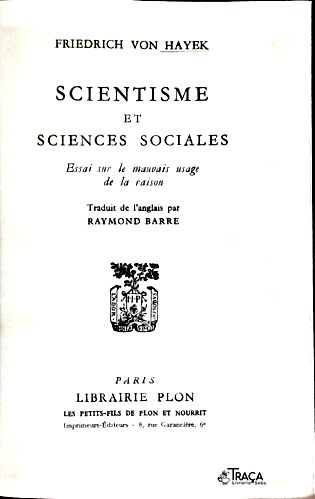 Scientisme et Science Sociales