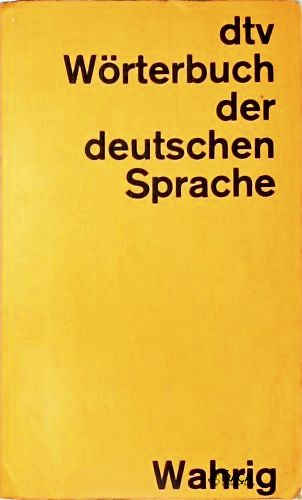 Dtv Worterbuch Der Deutschen Sprache