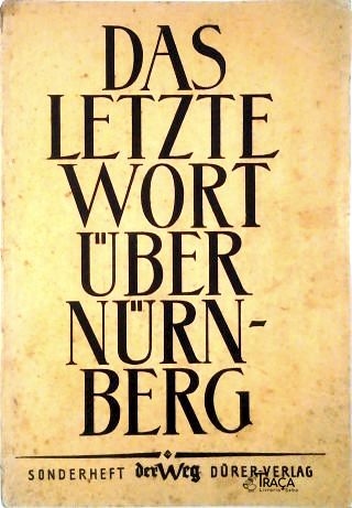 Das Letzte Wort Uber Nurnberg
