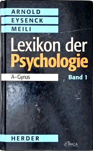 Lexikon Der Psychologie - em 3 Volumes