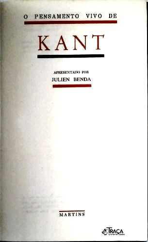O Pensamento Vivo de Kant