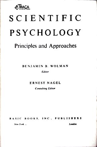 Scientific Psychology: Principles And Approaches