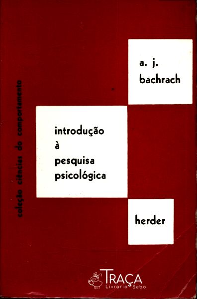 Introdução à Pesquisa Psicológica