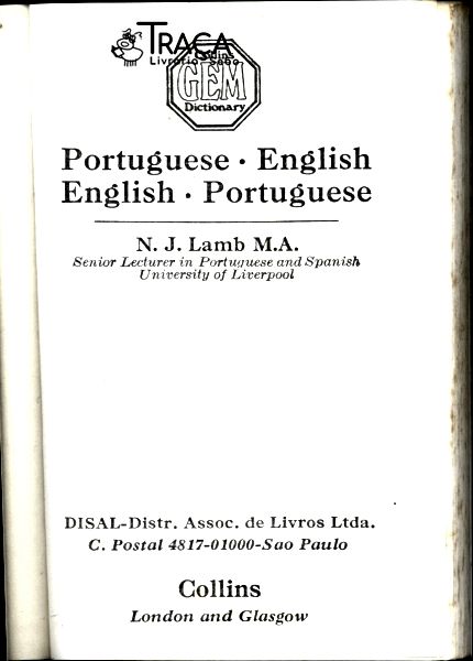 Collins Gem: English-portuguese / Portuguese-english
