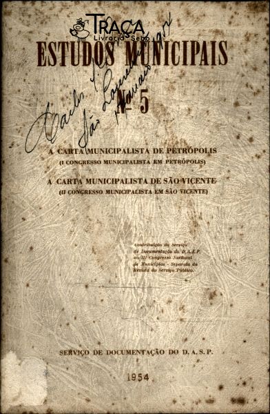 Estudos Municipais Nº 5
