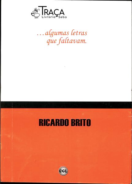 ... Algumas Letras Que Faltavam