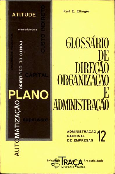 Glossário de Direção, Organização e Administração