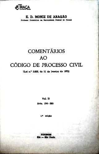 Comentários ao Código de Processo Civil - Vol. (2 Arts 154-269)
