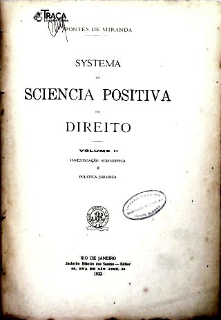 Systema de Sciencia Positiva de Direito - Em 2 Volumes