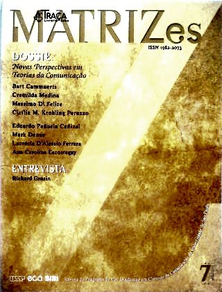 Matrizes - Ano 7 nº 2 revista do programa de Pós-Graduação em Ciências da comunicação da Universidad