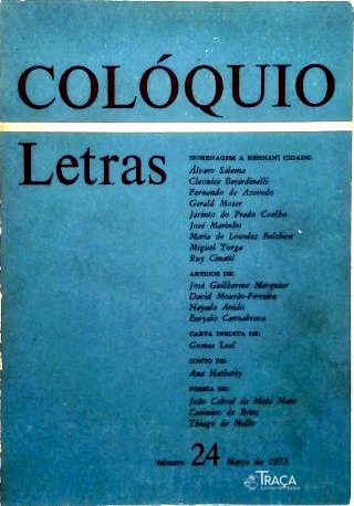 Colóquio Letras Nº 24