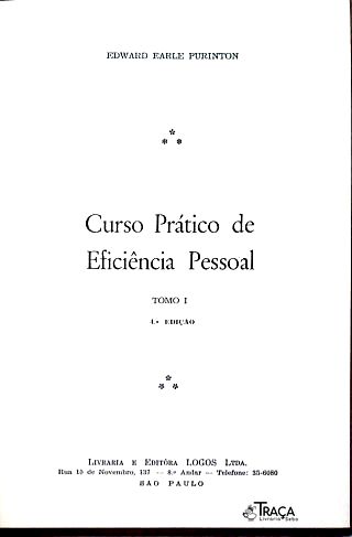 Curso Prático de Eficiência Pessoal - Em 2 Volumes