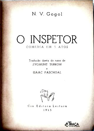 O Inspetor: comédia em 5 atos