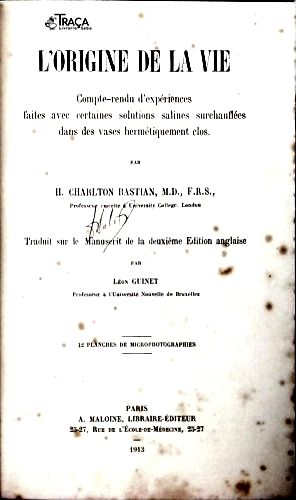 Lorigine de la Vie