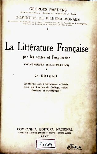 La Littérature Française par les textes et lexplication