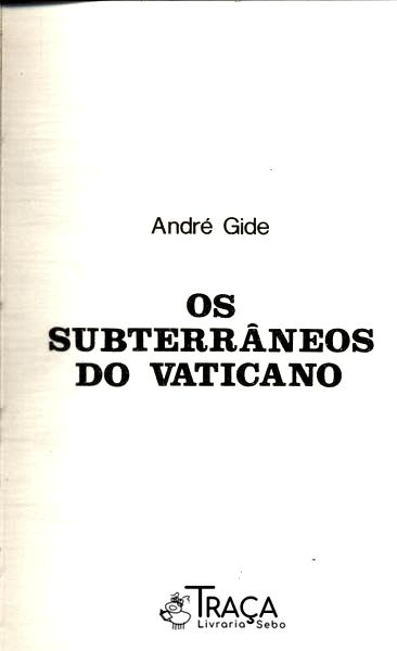 Os Subterrâneos Do Vaticano