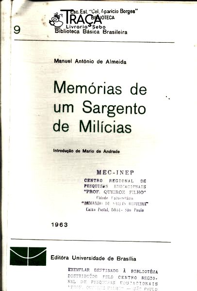 Memórias De Um Sargento De Milícias