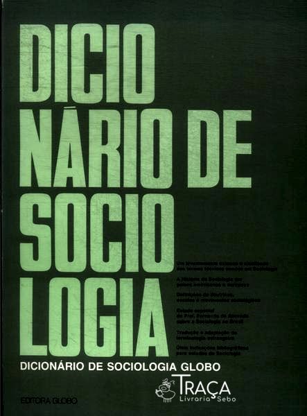 Dicionário de Sociologia (1977)