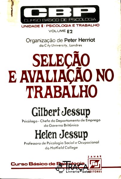 Seleção E Avaliação No Trabalho